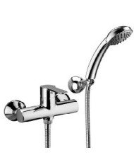 Miscelatore esterno doccia blu