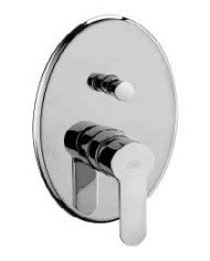 Incasso doccia deviatore blu