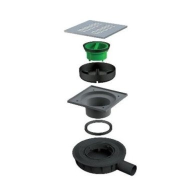 Piletta pavimento Mini Drain diam.40