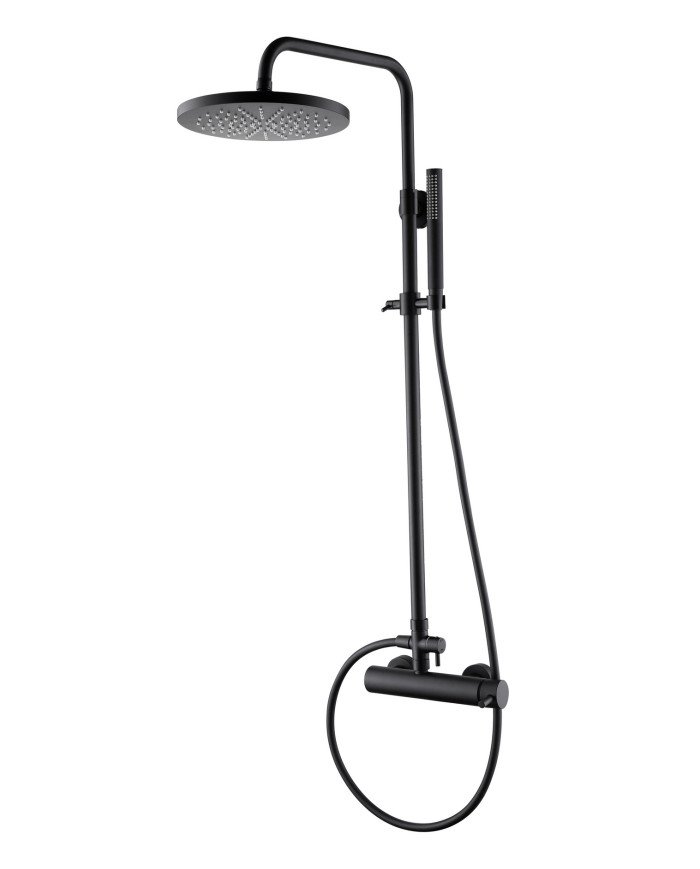 Set colonna Marilena nero opaco