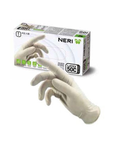 Guanti lattice latex 50c