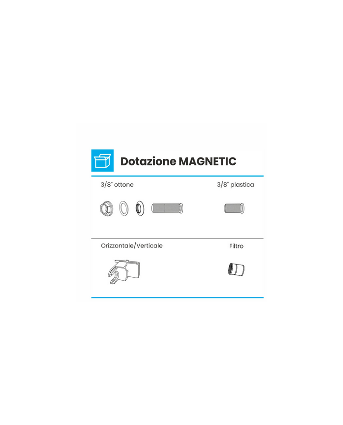 Rubinetto galleggiante Magnetico universale