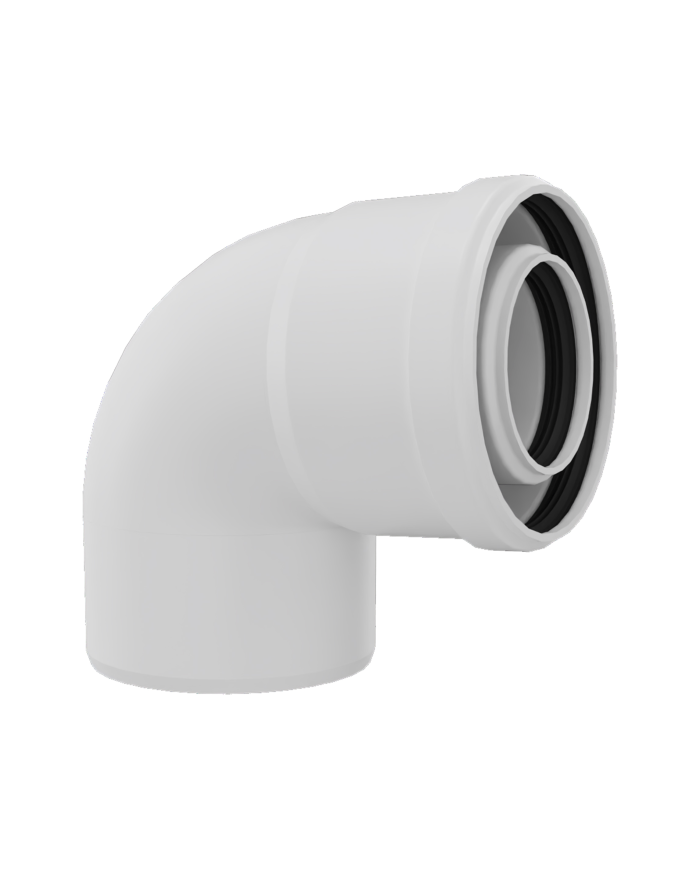 Curva coassiale pp/pp condensazione