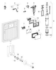 Ricambi Unica (2003-2010) 109.760.00.1 Geberit