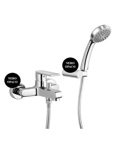 Miscelatore Vasca Atlantic Argo Nero Opaco