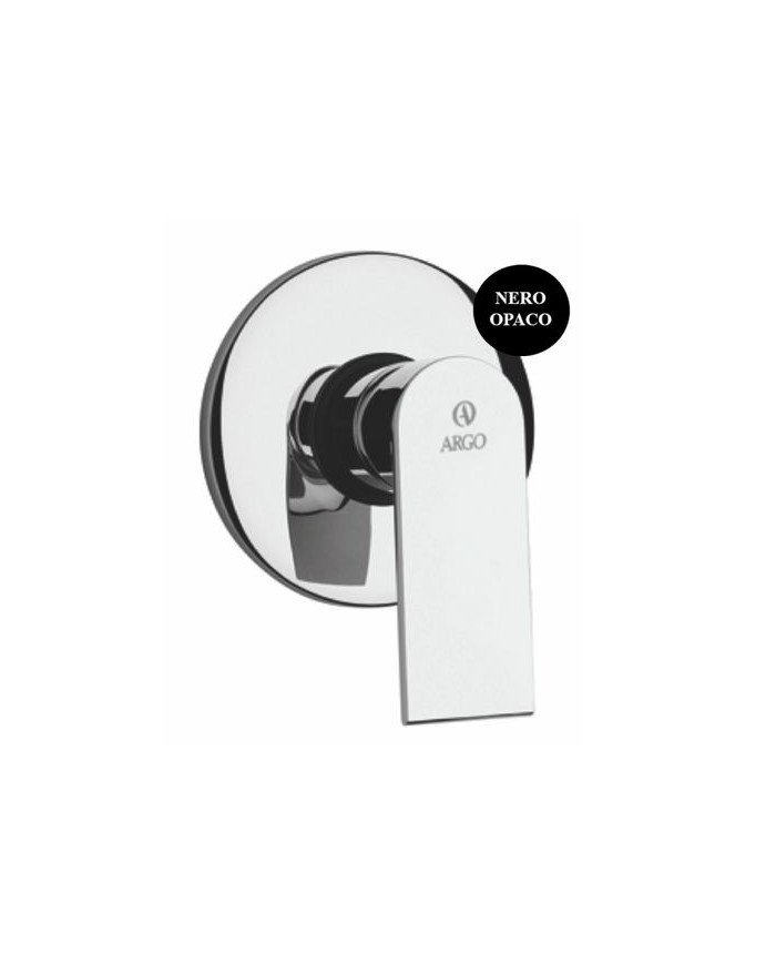 Miscelatore Incasso doccia Atlantic Argo Nero Opaco