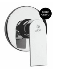 Miscelatore Incasso doccia Atlantic Argo Nero Opaco