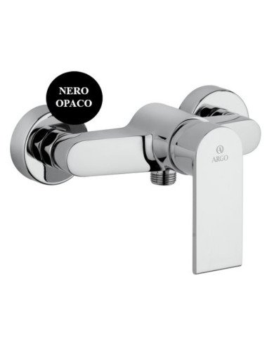 Miscelatore Esterno doccia Atlantic Argo Nero Opaco