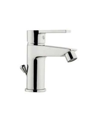 Miscelatore Lavabo Round Argo cromo con piletta da 1"1/4