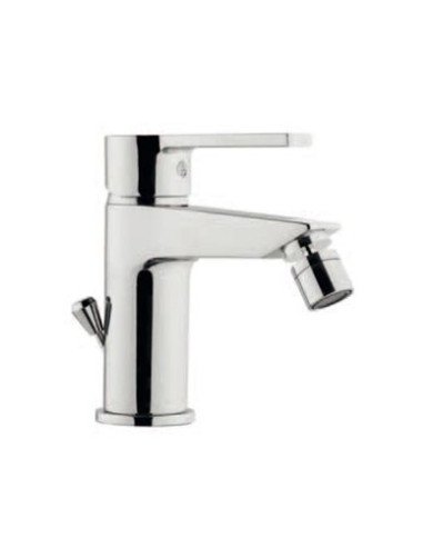 Miscelatore Bidet Round Argo cromo con piletta da 1"1/4