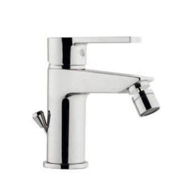 Miscelatore Bidet Round Argo cromo con piletta da 1"1/4
