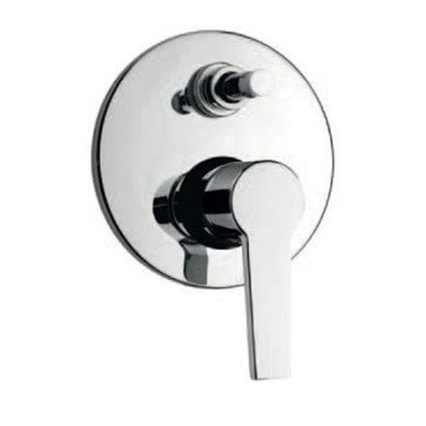 Miscelatore incasso doccia con deviatore Round Argo cromo