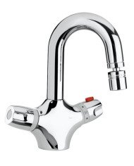 Miscelatore Bidet Termostatico Chopper Argo cromo con piletta da 1"1/4