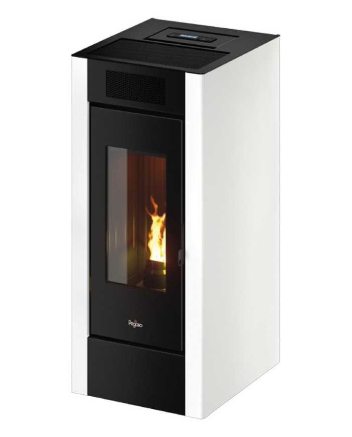 Stufa in acciaio 10.5 kw Canalizzabile Spark Pegaso
