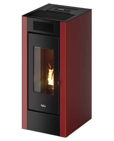 Stufa in acciaio 10.5 kw Canalizzabile Spark Pegaso