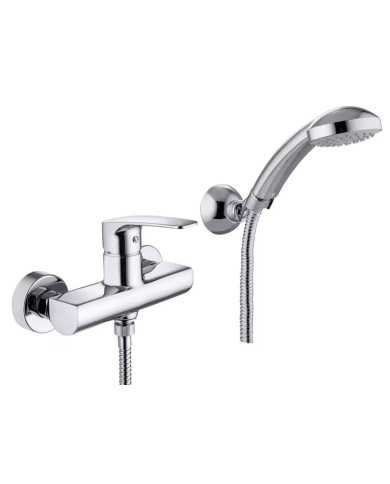 Miscelatore Esterno doccia con duplex Lime Paffoni cromo