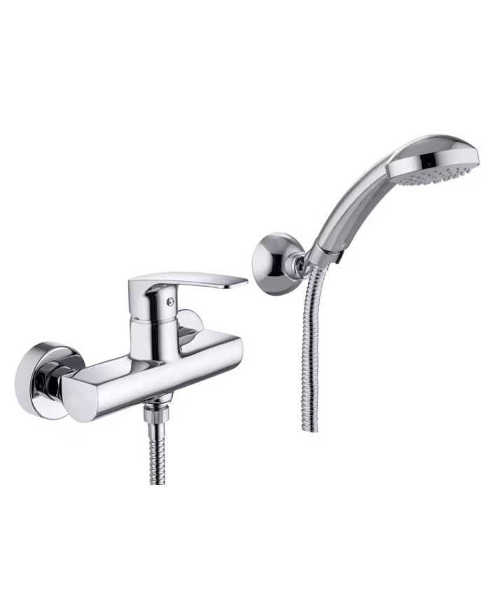 Miscelatore Esterno doccia con duplex Lime Paffoni cromo
