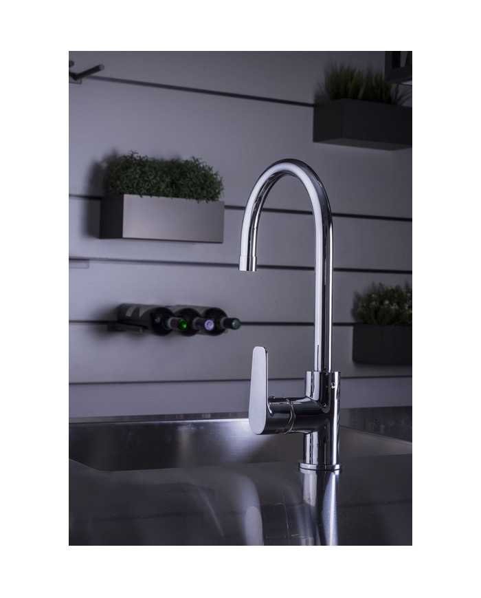 Miscelatore Lavello bocca alta Lime Paffoni cromo