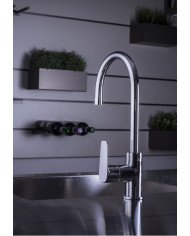 Miscelatore Lavello bocca alta Lime Paffoni cromo